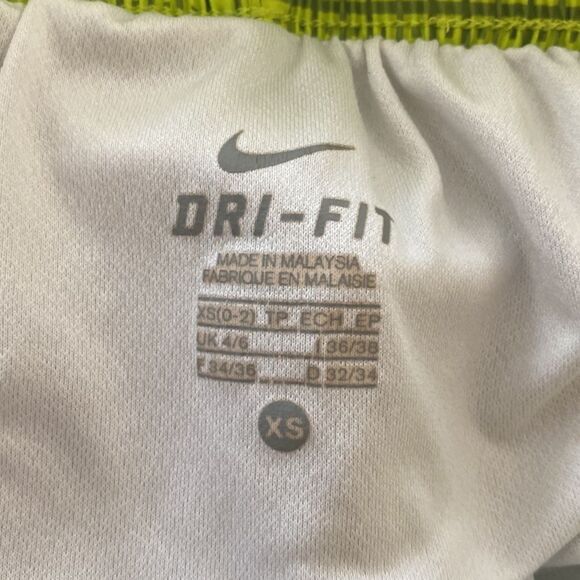 Nike Dri-Fit Neon Green Athletic Shorts Size XS - Picture 10 of 12